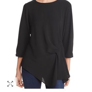 Status by chenault size medium black blouse